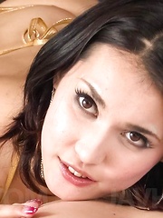 Maria Ozawa Asian rubs dong of her big boobs and licks it so well - Japarn porn pics at JapHole.com