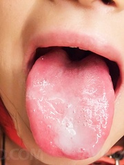 Aika Hoshino Asian rides fake penis and gets cum on her mouth - Japarn porn pics at JapHole.com