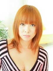 Asuka Asian doll fondles her big boobs and gets cock from behind - Japarn porn pics at JapHole.com