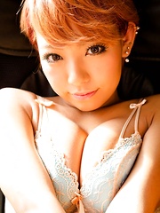 Nice short-haired japanese babe Hikari - Japarn porn pics at JapHole.com