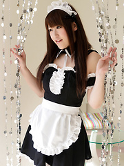 Japanese maid Tsubasa Sakurai - Japarn porn pics at JapHole.com