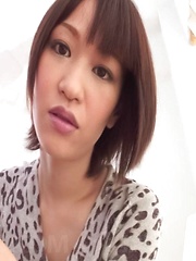 Nene Mashiro Asian pours saliva on hard dick and sucks it well - Japarn porn pics at JapHole.com