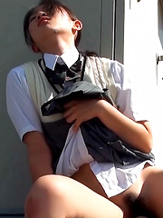 School Girl Throbs and Creams - Japarn porn pics at JapHole.com