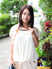 Asian gal Yayoi Yanagida shows off outdoors - Japarn porn pics at JapHole.com