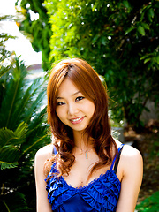 Sarasa Hara Asian shows hot bust and naughty behind at the pool - Japarn porn pics at JapHole.com