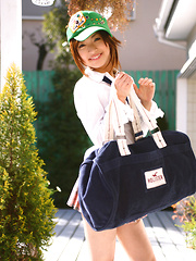 Ryoko Tanaka Asian in kinky lingerie is naughty outdoor and home - Japarn porn pics at JapHole.com