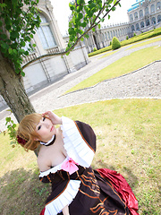 Saku Asian is amazingly beautiful lady in traditional dress - Japarn porn pics at JapHole.com