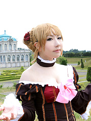 Saku Asian is amazingly beautiful lady in traditional dress - Japarn porn pics at JapHole.com