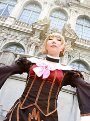 Saku Asian is amazingly beautiful lady in traditional dress - Japarn porn pics at JapHole.com