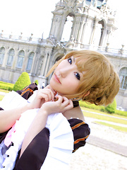 Saku Asian is amazingly beautiful lady in traditional dress - Japarn porn pics at JapHole.com