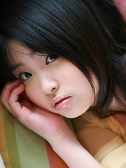 Marie Sukegawa Asian with big tits in mauve lingerie is a sweety - Japarn porn pics at JapHole.com